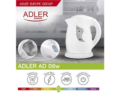 Електрическа кана , Adler AD- 08W , 1л, 900W