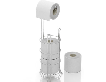 Поставка за тоалетна хартия tekno tel mg 093, 4 ролки, 18х55 см, хром