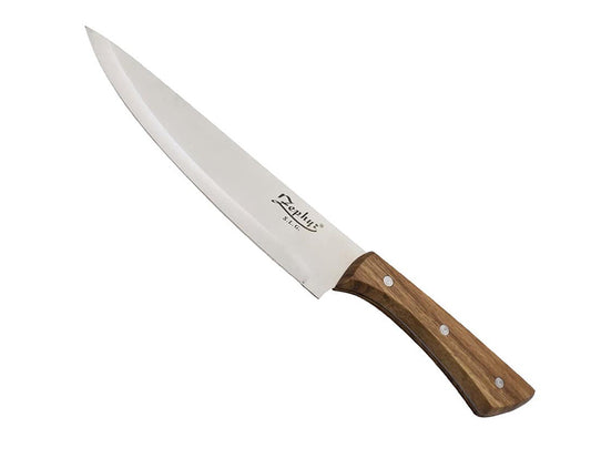 Nóż kuchenny ZEPHYR ZP 1633 BCF8, 20,3 cm, Stal nierdzewna, Drewniany uchwyt 