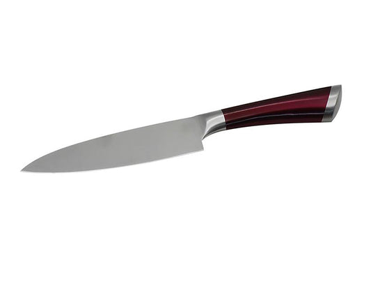 Nóż kuchenny ZEPHYR ZP 1633 PCF6, 15,2 cm, Stal nierdzewna, Czerwony 